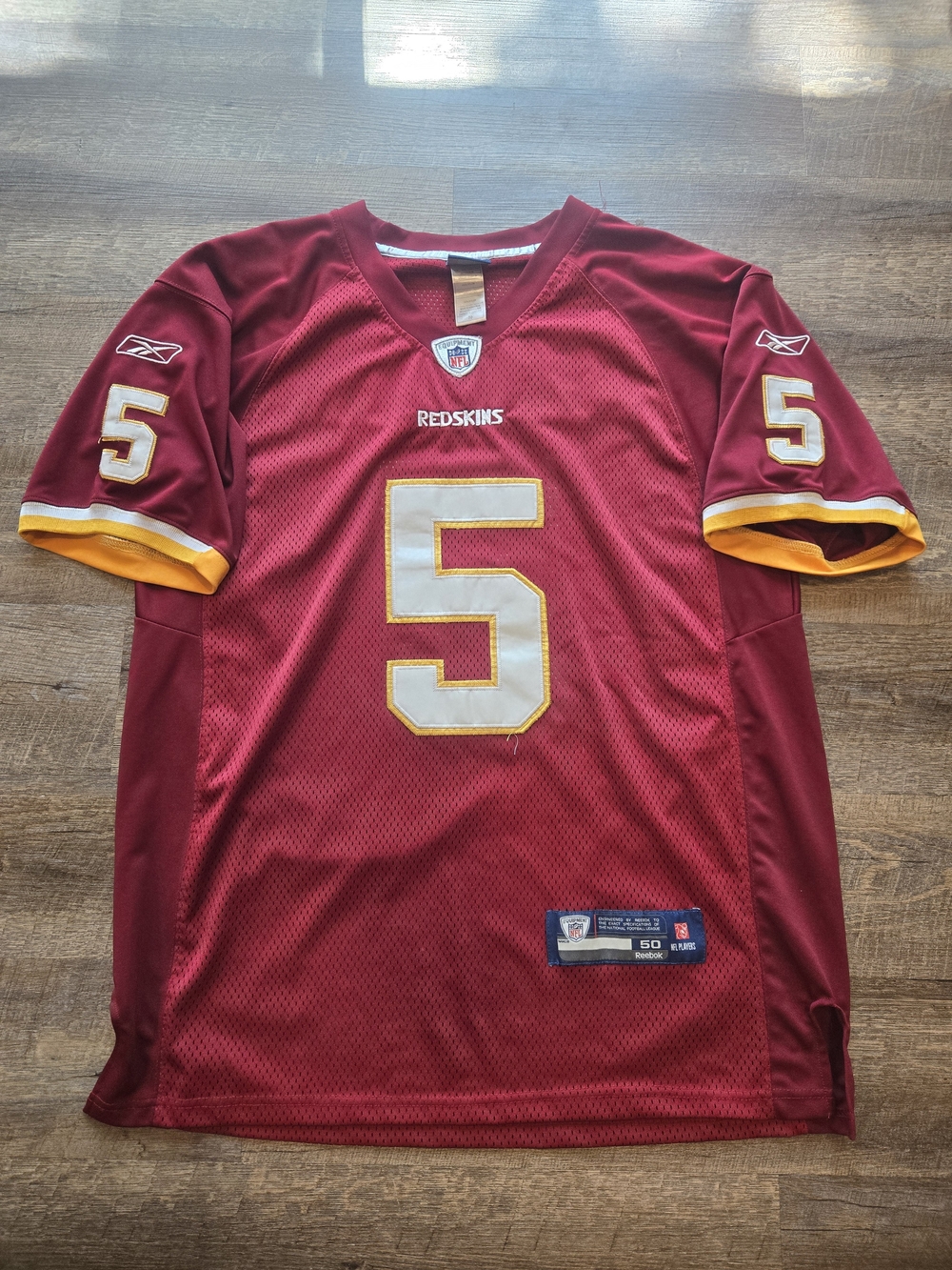 Reebok Washington Redskins Commanders Football Jersey Donovan McNabb
